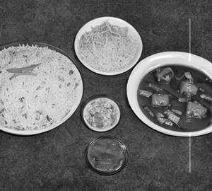 Veg Triple Manchurian Rice