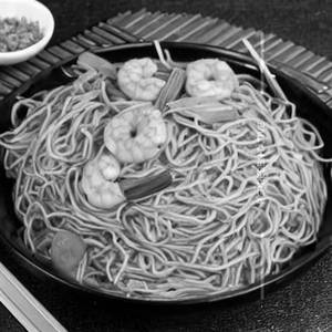 Prawns Packing Noodles