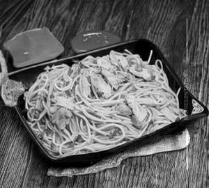 Chicken Bond Garlic Noodles