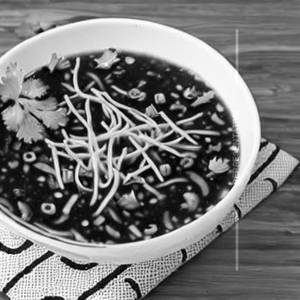 Mushroom Manchow Soup 
