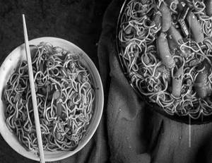 Veg Triple Manchurian Noodles