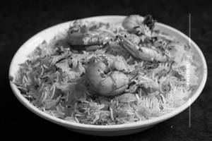 Prawns Dum Biryani