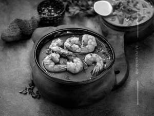 Prawns Black Pepper Gravy (Serve2)