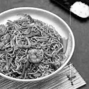 Prawns Singapore Hakka Noodles