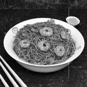 Prawns Triple Manchurian Noodles