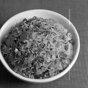 Veg Mushroom Garlic Fried Rice
