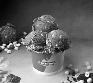Hazelnut Dark Chocolate Freshly Scooped