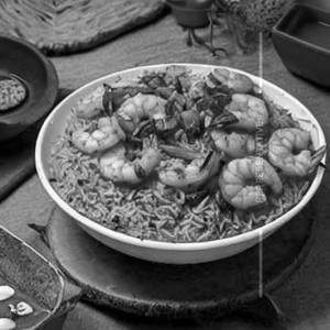 Prawns Triple Schezwan Rice