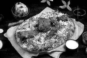 Chicken Kepsa Biryani Haif