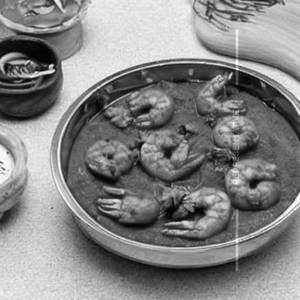 Prawns Hara Masala ( King Size )