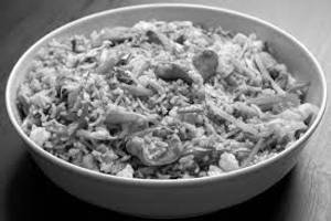 American corn chicken rice