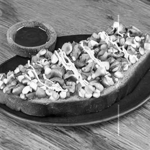 Corn Mushroom On Toast 
