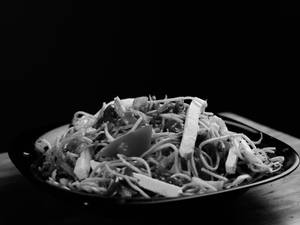 Paneer noodles