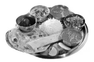 Dal  Fry + Tawa Roti  04 + Jeera Rice