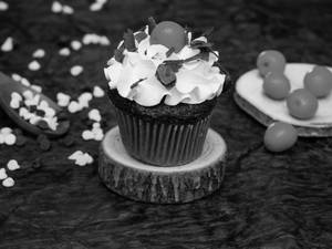 German Black Forest Cupcake