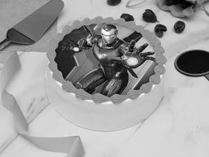 Mark LXXXV  Iron Man Photo Cake