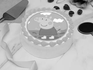 Peppa Pig Photo Cake