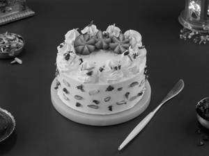 Vanilla Gulab Jamun Cake