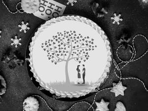 Love Theme Photo cake