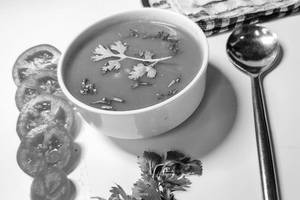 Roasted Tomato Basil Shorba Soup