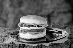 Hot Chilli Veg Burger