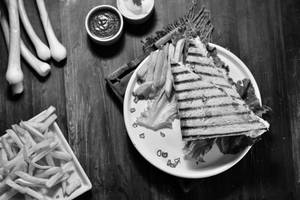 Veg Cheesy Grilled Sandwich