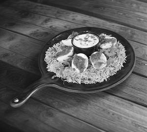Egg biryani