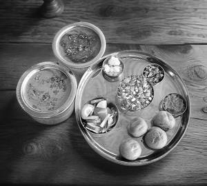 Dal Bati Choorma and Rajasthani Gatte Ki Sabzi