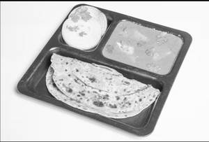 2 Plain Paratha + Shahi Paneer