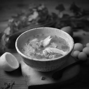Lemon Corriander Chicken Soup