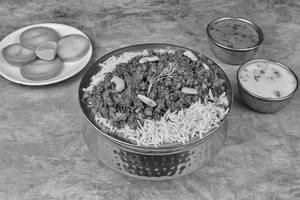Mutton Kheema Biryani Half [1 Person]