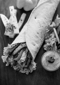 Paneer Shawarma Roll
