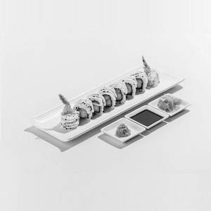 Ebi Prawn Tempura Maki Roll (uramaki, 8 Pcs)