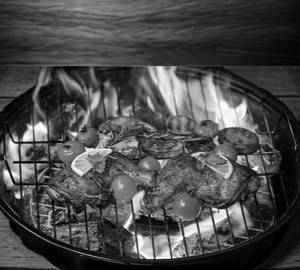 Barbeque half