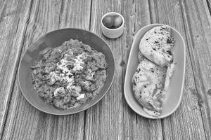 Kadhai Preparation  With Bread Kulcha