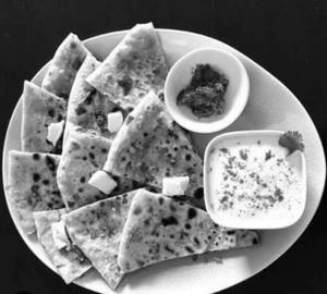 Aloo pyaz cheese parotha