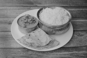 Mutton Masala+Jeera Rice++3 Tawa Roti