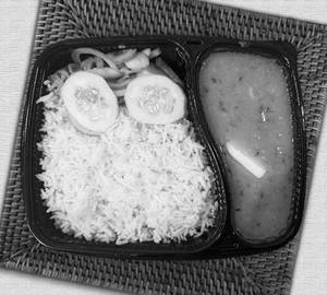 Dal Chawal With Butter Tadka