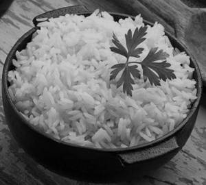 Steamed rice           