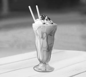 Cold coffee with icecream