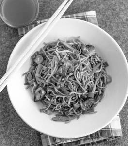 Mushroom Noodles