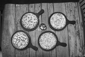 Set Of 4 Veggie Pizza(regular)