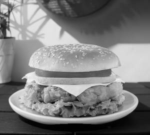 Veg cheese filling Burger