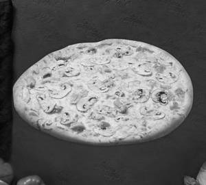 8 " Mushroom pizza