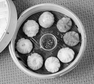 Assorted dumplings platter veg