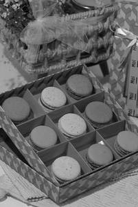 Hot Pink Box Of 9 Macarons