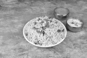 Jeera Rice With Roasted Papad