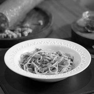 Spaghetti Carbonara Di Chorizzo.