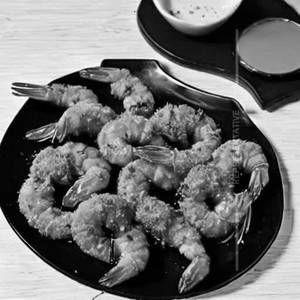 Golden Fried Prawns
