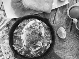 Egg ghotala with bread